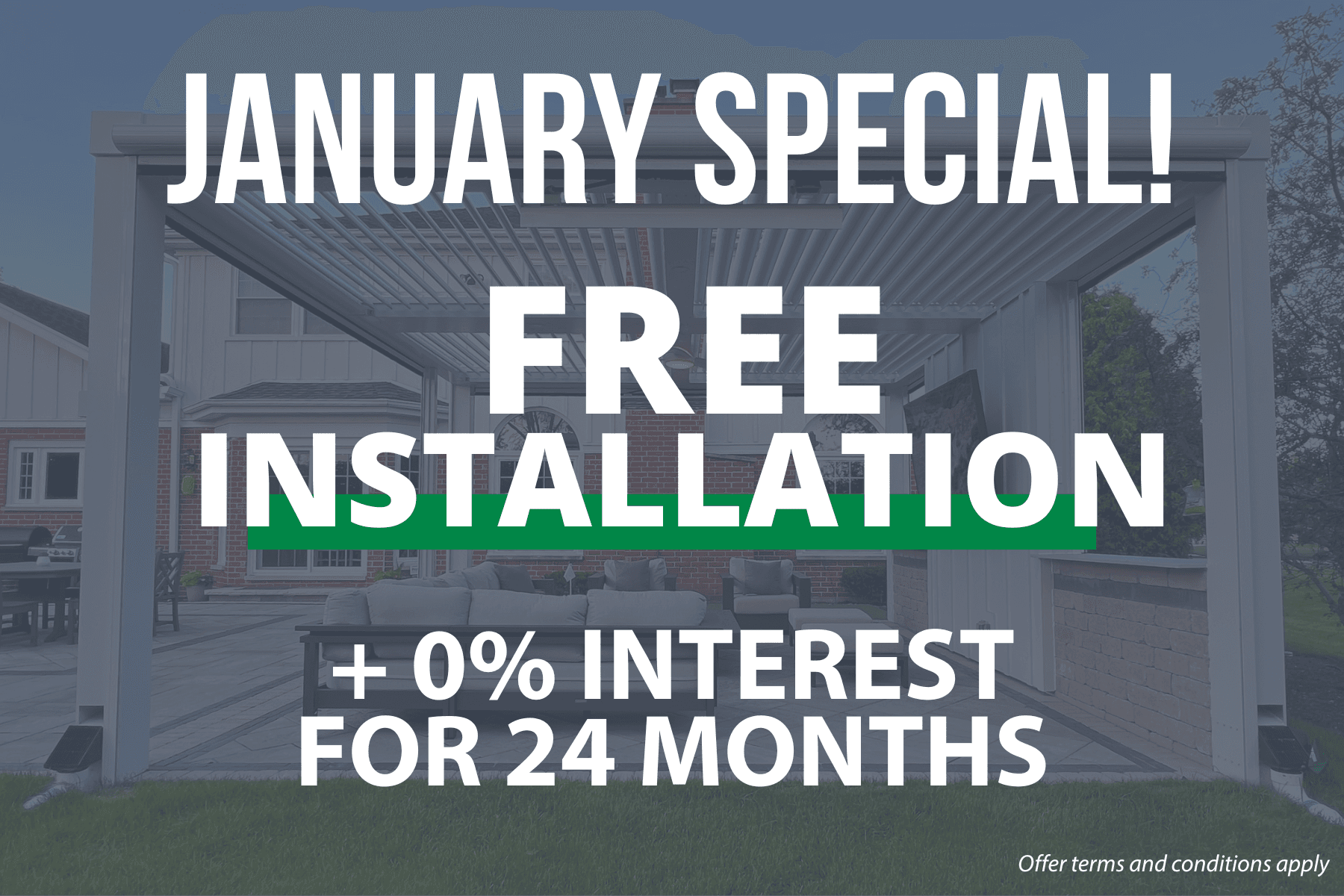 January Special - Free Installation