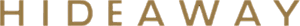 The Hideaway privacy screens logo.