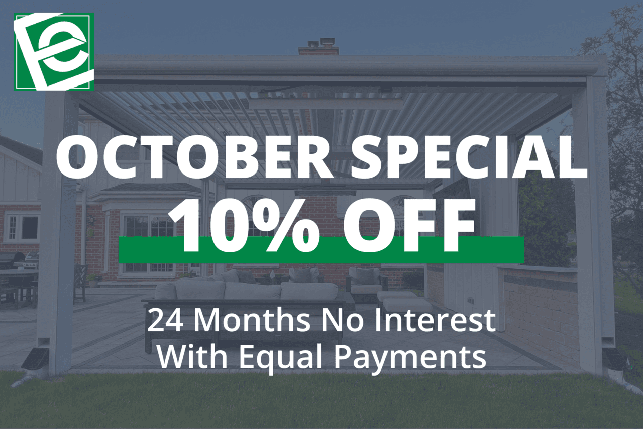 Erdmann Outdoor Living September promotion.
